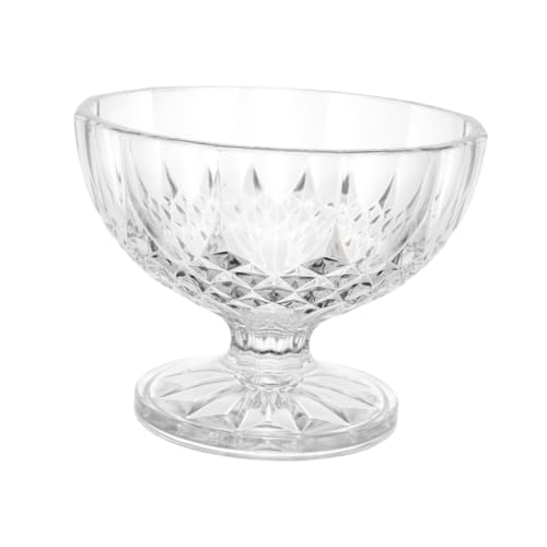 GALPADA taza de helado gafas delicada copa de helado Copa de helado multifunción vasos de postre vaso de postre multifunción taza de budín material de computadora Transparente Reutilizable