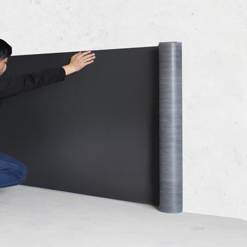 Mass Loaded Vinyl Sound Proof Barrier, 1.25 Ibs/sqft, 1 x 8 Feet MLV Insulation Sheet, Anti...