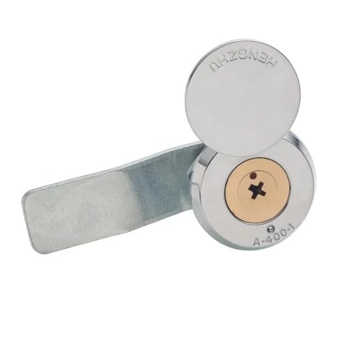 FJSUGAOW Cabinet Cam Lock with Cap 2 Tubular Cross Keys for Outside Box Door Mailbox Industrial Hardware LK1002 F 1Pcs (Color : A)
