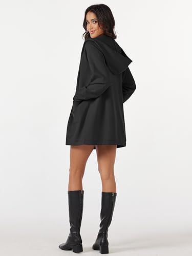 MAGCOMSEN Women's Cardigan Open Front Knit Hoodie Sweater Coatigan Jacket 2024 Casual Fall Trendy Coats with Pockets3