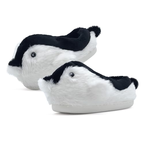 Penguins Animal Slippers for Women and Men, Cute Penguinslippers Fuzzy Fluffy Comfy Plush Winter Woman Preppy Funny Furry Pillow Cloud Home Bedroom House Slipper Shoes for Indoor Outdoor4