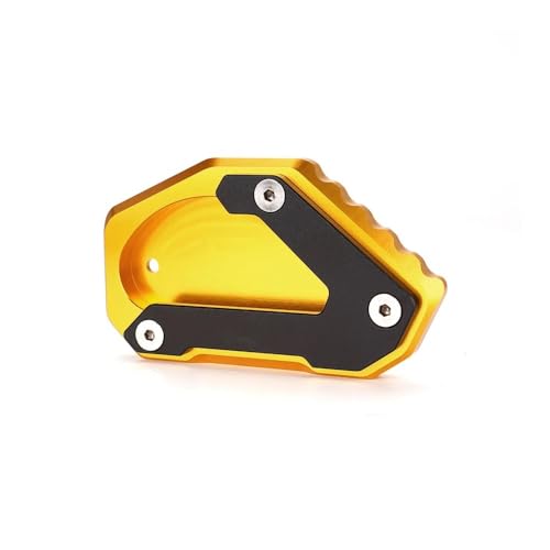 Plaque support béquille V-STROM 650 XT aluminium CNC robuste