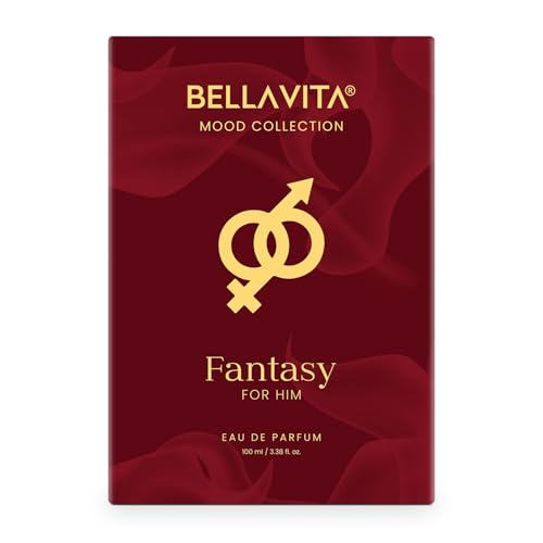 BELLAVITA Mood Collection Fantasy | Long Lasting Eau De Parfum 100ml Perfume for Man | with Apple, Cinnamon, Musk and Vanilla |Fruity & Spicy Premium Fragrance for Men