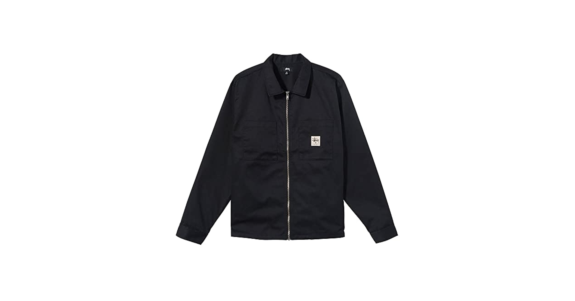 Stussy ブラック ジップアップジャケット 41oNnOcWZ5L._SY350_QL65_.jpg