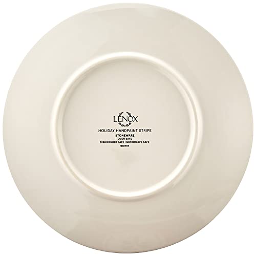 Lenox 890771 Holiday Handpaint Stripe 4-Piece Dessert Plate Set #TOP2