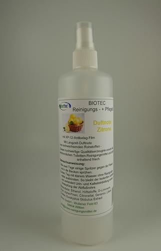 Biotec WC Reinigungs- und Pflegeöl Zitrone + Sprühkopf 250ml