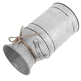 Aspect vieilli rétro : ce vase arbore une finition vieillie rétro, offrant un style unique et élégant qui apportera du caractère à votre intérieur. pot à fleurs vintage, pot à lait décoratif