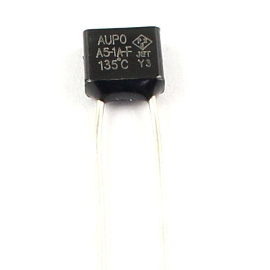 10 Pcs Thermal Fuse Cutoff TF 135 Degree 250V 1A A5-1A-F