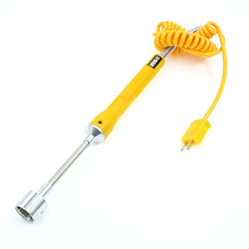 Thermocouple K type avec sonde en acier de 220mm x 6mm haute température
