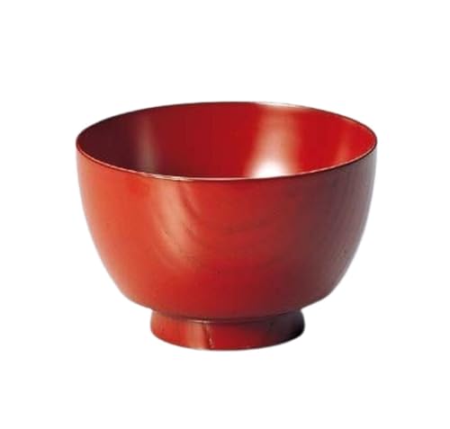 J-kitchens お椀 日本製 木製 欅振袖 汁椀 古代朱 (1客) 10.9cm 漆塗り 手塗り その壱