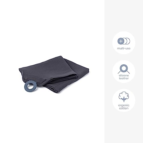 Cape d'allaitement Tetra Grey Doomoo Basics contre les regards indiscrets - 2