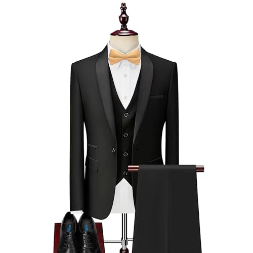 Image of JEMYGINS Mens Pre-tied Bow Tie for Wedding Party Adjustable Bowties
