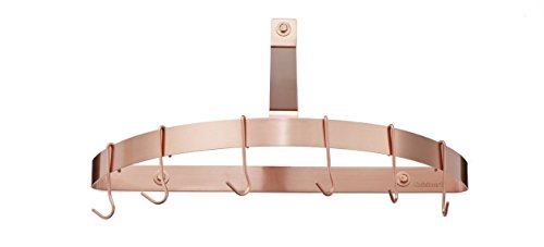 Cuisinart Chef's Classic Half-Circle Wall-Mount Pot Rack, Polished Copper