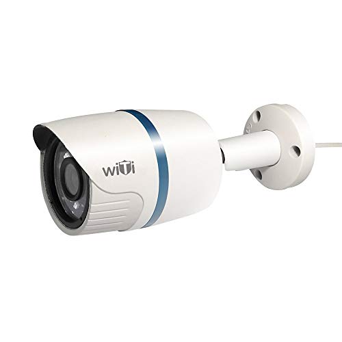 WiTi Telecamera Bullet con Obiettivo da 2.8mm 1080P e 720P Grandangolare e Regolabile di Sorveglianza CCTV AHD Video Uscita BNC Telecamera Coassiale per Esterno