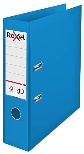 Rexel Choices A4 Lever Arch Files, 3 File Folders, Assorted: Black, Red and Blue Files