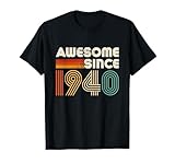 Photo Gallery awesome since 1940 vintage birthday born in 1940 retro maglietta Photo Gallery awesome since 1940 vintage birthday born in 1940 retro maglietta