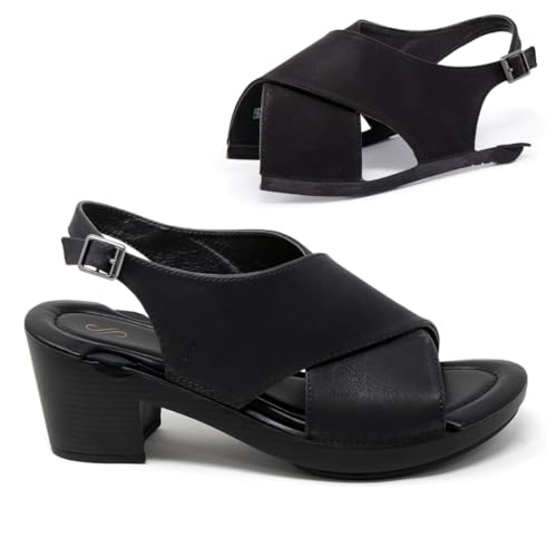 Solely Jane Interchangeable Tops Women's Heel Pumps Shoes