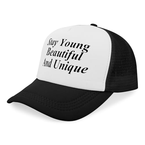 Stay Young Beautiful and Unique Trucker hat Running Cap for Women2