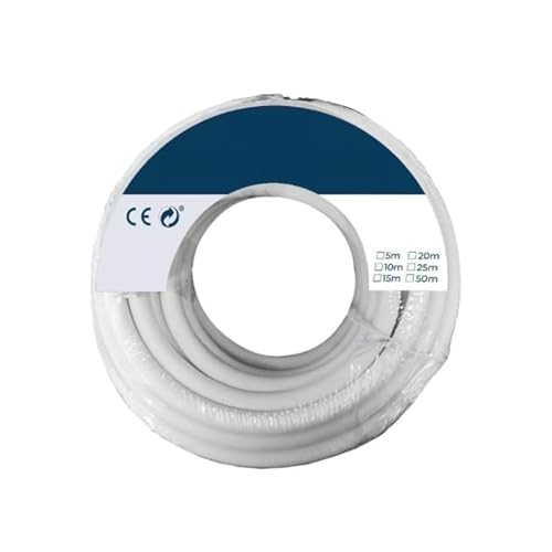 Câble parallèle 2x0.50mm blanc 25m flexible pour liaison haut-parleur et haut-parleurs