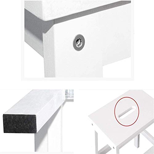 Meubles utilitaires à double usage blanc 50x40x24cm pour petits espaces