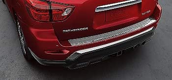 Genuine Nissan Parts - Rear Bumper Protector - Chrome (T99B1-9PJ0A)