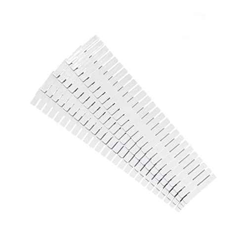 OHPHCALL 8pcs Storage Bin Dividers for Dresser Drawer Organizer Dividers Grid Drawer Inserts Plastic Easy Adjust Kitchen Bathroom