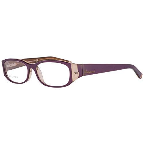 DSquared DQ5053 53081 Dsquared2 Brillengestelle Dq5053 081 53 Oval Brillengestelle 55, Violett