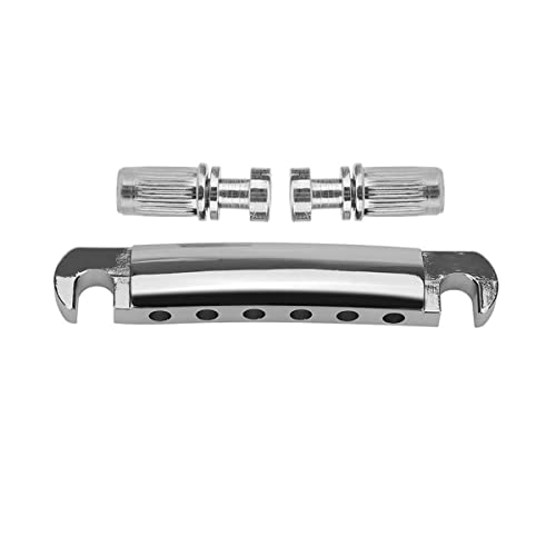 Rozilo Electric Guitar Tune-O-Matic Tailpiece Wrap Around Bridge Tailpiece For Les Paul Lp Junior Chrome #TOP7
