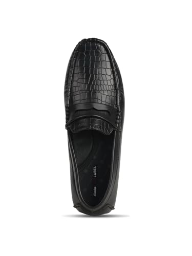 Image of Bata 8516: Ben Plain E Black Loafer Slip-On Casual Shoes for Men