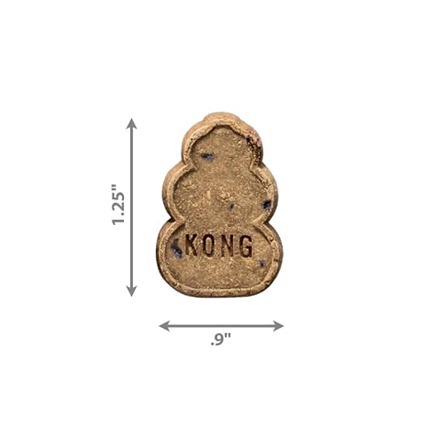 KONG Snacks - Natürliche Hundekekse - Mit leckerem Geschmack - Für KONG-Spielzeuge - Hühnerleber, Kleine Spielzeuge