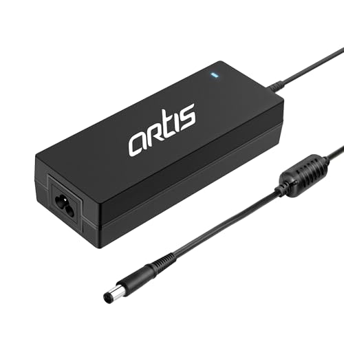 Image of AR0902 90 Watt Laptop Charger /Adapter with Power Cord Compatible with Dell Laptops (19.5V /4.62A, Pin: 7.4 x 5.0 mm)