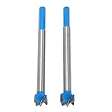 2Pcs Hole Opener Bit Blue Tool for Woodworking Extended Hexagonal Handle for Woodworker Angle Milling Cutters