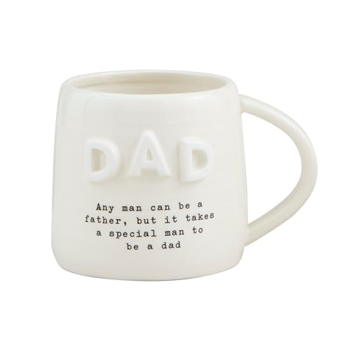 Mud Pie Dad Chunky Letter Mug
