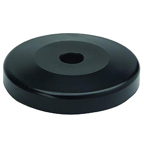 Aviditi Donut Bumpers for Swivel Casters, 3 Inch Diameter, for use with WSCASTER on Wire Shelving Units (4 Pack), Black