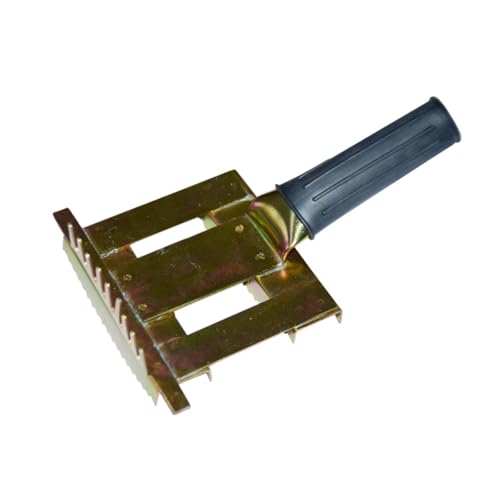 QSTDGVPW Livestock Shedding Comb,Dematting Comb Cleaning Tool Portable Hand Rake Grooming Brush for Dogs, Pet, Cattle, Goats, Sheep