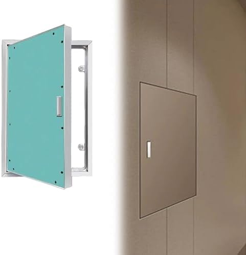 Service Shaft Door Panel - 12x22 inch Plaster Board, Easy Installation for Plumbing & Electrical, Ideal for Residential & Commercial Buildings