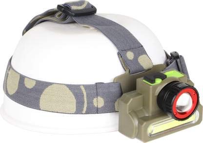 Care 4 4 XPE+COB Modes Led Re charge able 2 in1 cob headlight head torch Torch (Green : Re charge able)