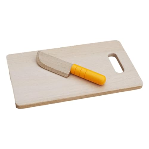 Set Cuchillo y Tabla Niños 2 Piezas Madera miniatura 7
