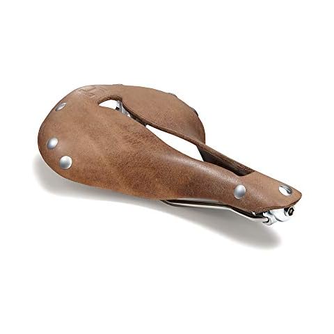Selle Anatomica H2 Leather Bike Saddle for Comfortable Racing Long and Short Distances Tool Leather Silver Cover