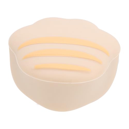 Tangxi Protectores de Esquina a Prueba de Bebés de Dibujos Animados Brillantes, Parachoques de Seguridad para Muebles para Esquinas Afiladas en el Hogar, Material de Silicona (Beige)