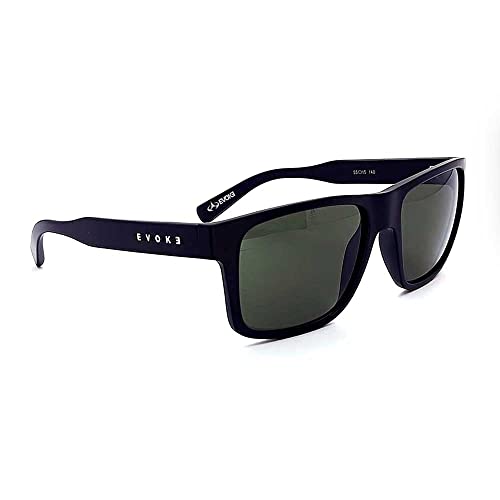 Óculos Solar Evoke For You Ds12 Br13 Preto Fosco Lente Verde -