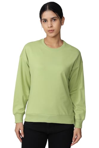 Image of Van Heusen Cotton Women Round Neck Sweatshirt