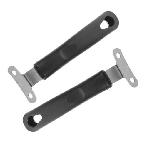 FONDOTIN 2 Piezas Asa para Olla Pequeña Antiescaldadura de Acero Inoxidable Ergonómica Resistente y Ligera Repuesto para Menaje de Cocina