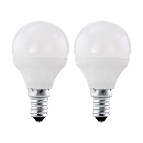 Preisvergleich Produktbild EGLO LM E14 LED Leuchtmittel, Kunststoff, 4 W, Weiß, 2 Stück