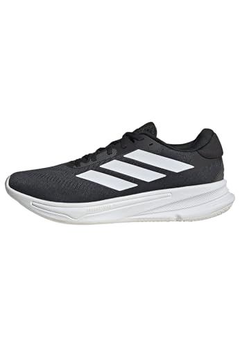 Image of adidas Mens Supernova Ease Running, Black/White/Charcoal, 10.5