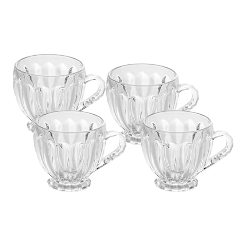 Conjunto 4 Xícaras de Cristal Renaissance 200ml, LYOR