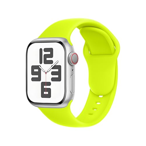 SRENA SBC1 band for Apple Watch bands for women apple watch band iwatch bands ultra 2 band series 10 9 8 7 6 5 4 3 2 1 se men 45mm 44mm 40mm 41mm 38mm 42mm 49mm in color Fluorescent Yellow