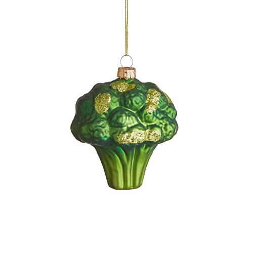 BUTLERS Weihnachtskugel Brokkoli Hang ON | Christbaumkugel Glas,...