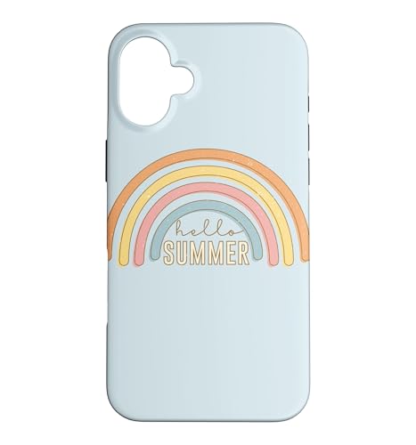 Hello Summer ���g�����C���{�[�O���t�B�b�N�A�p�����f�U�C�� �X�}�z�P�[�X iPhone 16 Plus �p