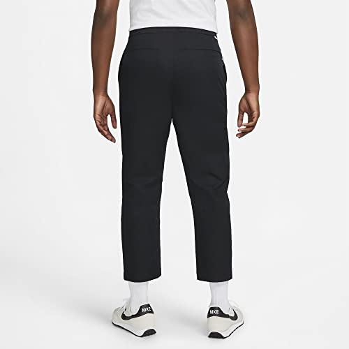 Nike Sportswear Style Essentials Men's Woven Unlined Sneaker Pants, Black/Sail/Ice Silver, 322